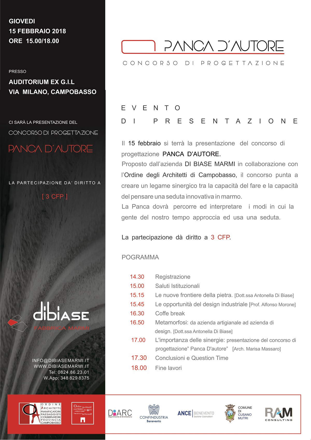 2018.02.15 Locandina Panca dAutore