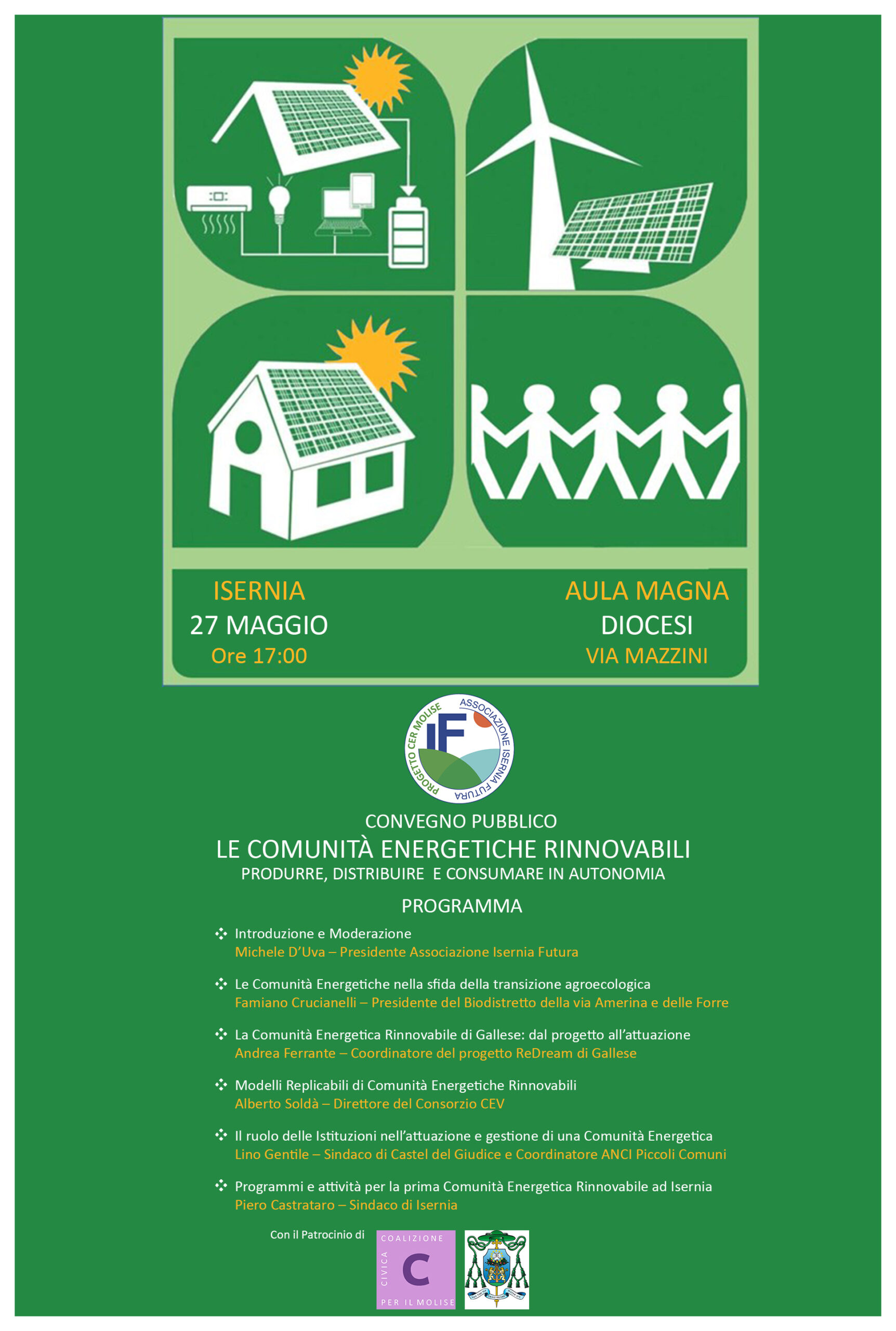 locandina Le comunità energetiche rinnovabili