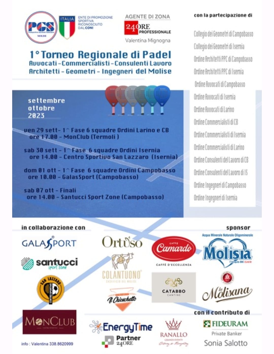 I torneo regionale di Padel