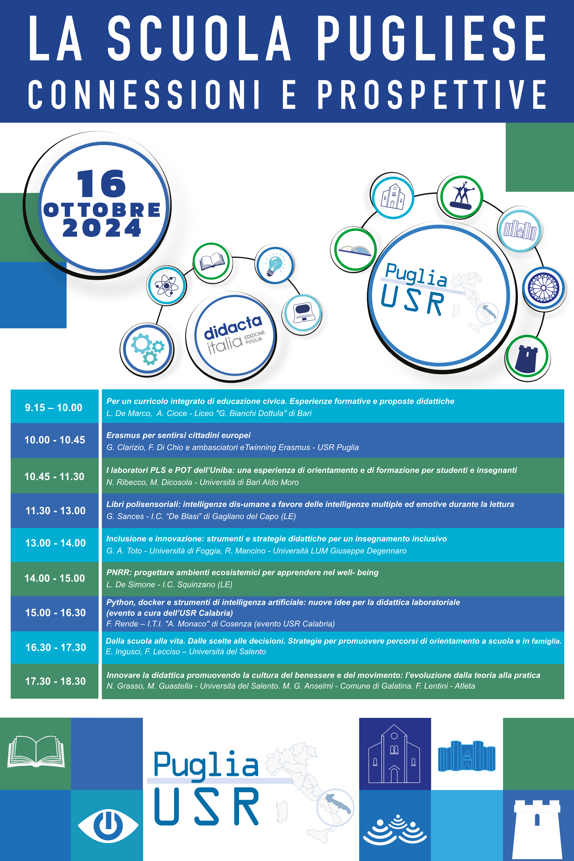 LOCANDINA USR PUGLIA Didacta Italia ed. Puglia Page 1